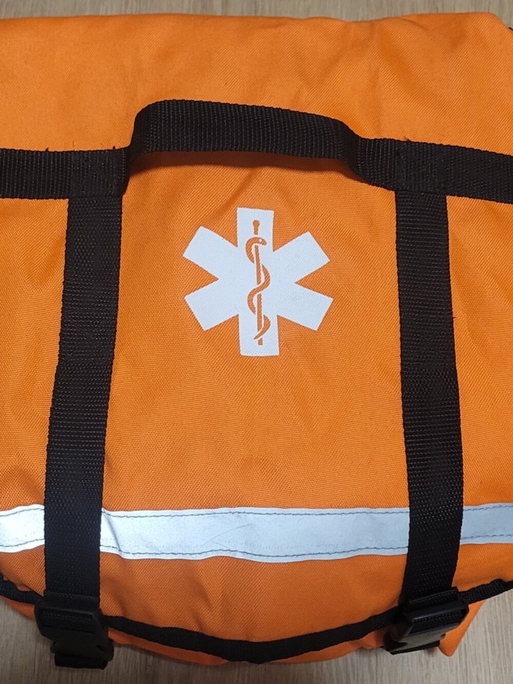 Large Hi-Vis Orange First Responder Trauma Bag - EMT Medical Gear Bag